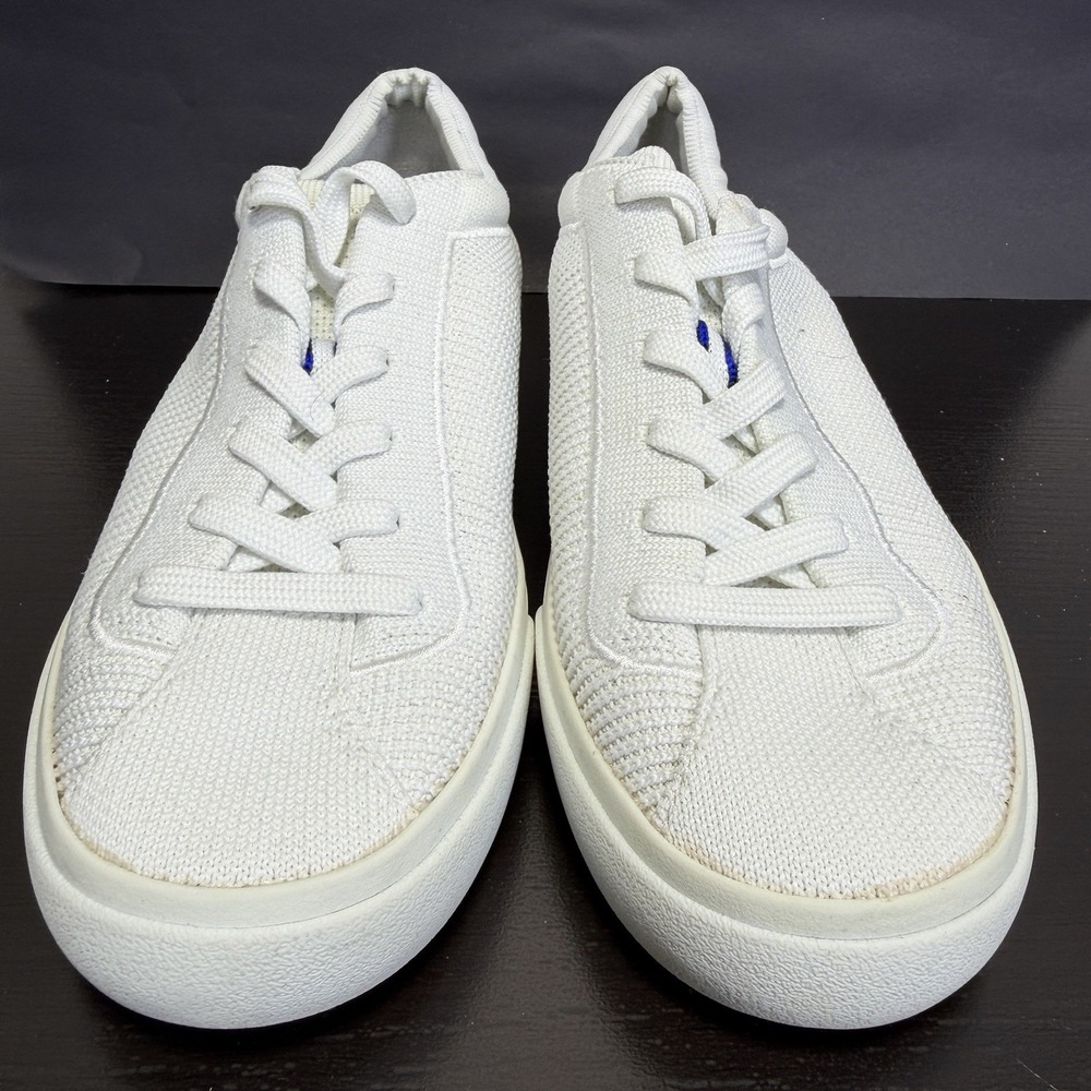 Rothys The Lace Up Womens Size 6 White Sneakers Shoes Sustainable Washable - Picture 9 of 10